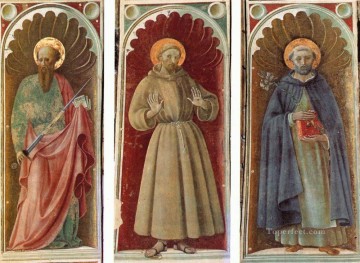 パオロ・ウッチェロ Painting - 聖ポール・フランシスコとヒエロニムス 初期ルネサンス パオロ・ウッチェロ